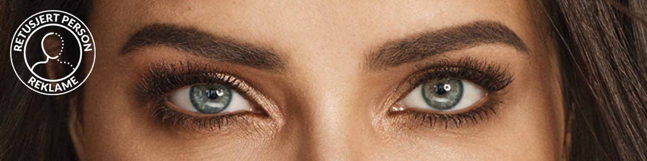 Eyebrow Makeup Tutorials illustrative banner image - close up on woman's Eyebrows and Eyes