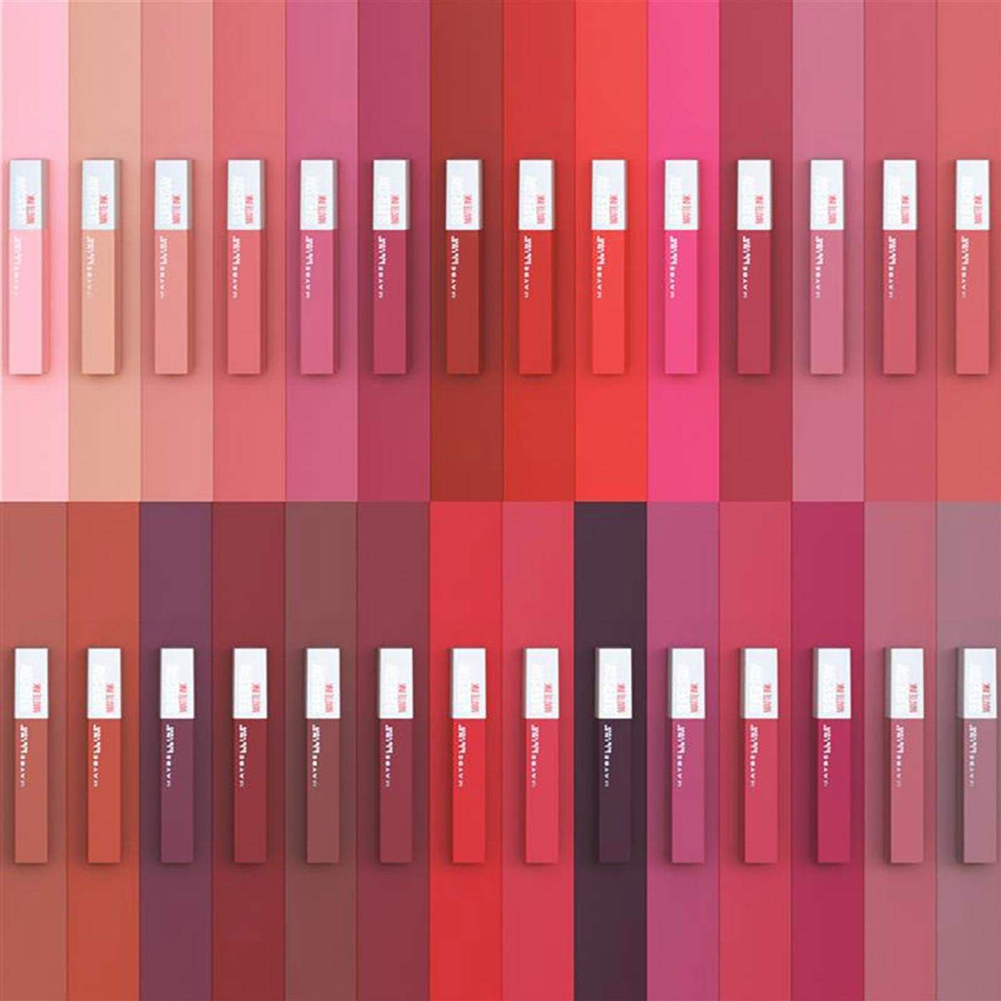 28 farger Super Stay Matte Ink 